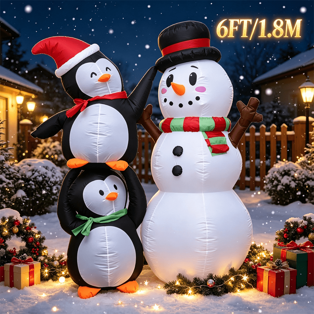 6피트/1.8미터 LED 조명이 있는 풍선 모형 장난감 - Christmas Lights Outdoor 리뷰 및 가격