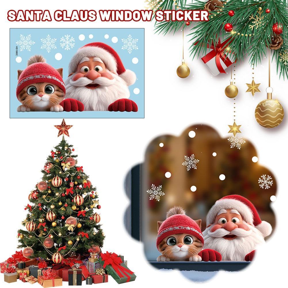 2개 크리스마스 창문 스티커 크리스마스 장식 실내 휴일 - Snowflake Window Decal 리뷰 및 가격